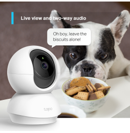 Caméra de vidéosurveillance TP-Link Tapo C210 WiFi panoramique et inclinable Indoor 2K 3MP