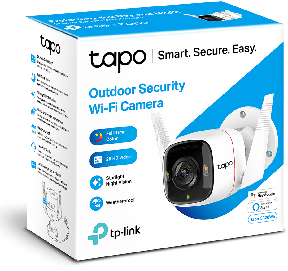 Caméra de vidéosurveillance WiFi TP-Link TAPO C320WS Outdoor 4MP - Pour l'extérieur (TAPOC320WS) — image 4