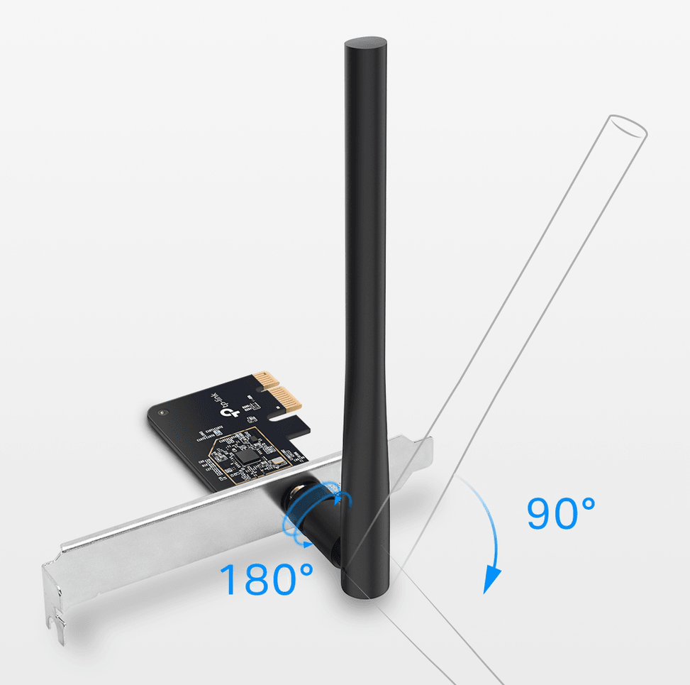 Adaptateur WiFi TP-Link AC600 PCI Express (ARCHERT2E) — image 2