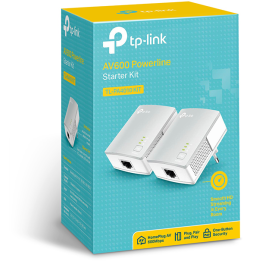 Pack de 2 CPL TP-Link AV600 Nano, 1 port Ethernet 100 Mbps (TL-PA4010KIT)