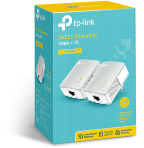 Pack de 2 CPL TP-Link AV600 Nano, 1 port Ethernet 100 Mbps (TL-PA4010KIT)