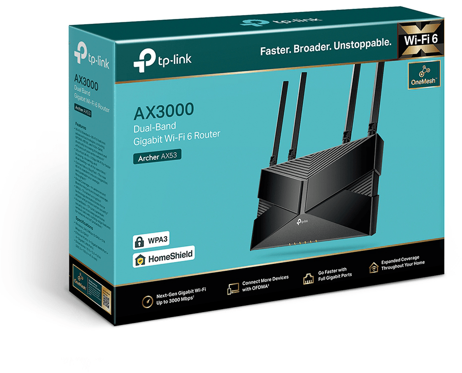 راوتر TP-Link Archer AX53 AX3000 ثنائي النطاق Wi-Fi 6 (ARCHERAX53) — صورة 5
