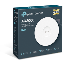 Point d'accès WiFi 6 TP-Link AX3000 plafonnier (EAP650)