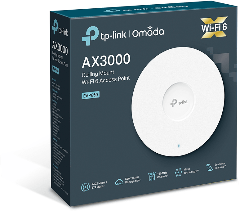 Point d'accès WiFi 6 TP-Link AX3000 plafonnier (EAP650) — image 11