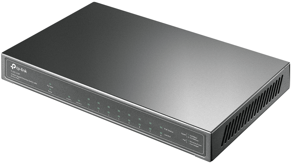 Switch de bureau TP-Link TL-SG1210P 10 ports Gigabit avec 8 ports PoE+ — image 4