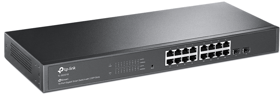 Switch Smart TP-Link TL-SG2218 JetStream 16 ports Gigabit avec 2 slots SFP — image 2