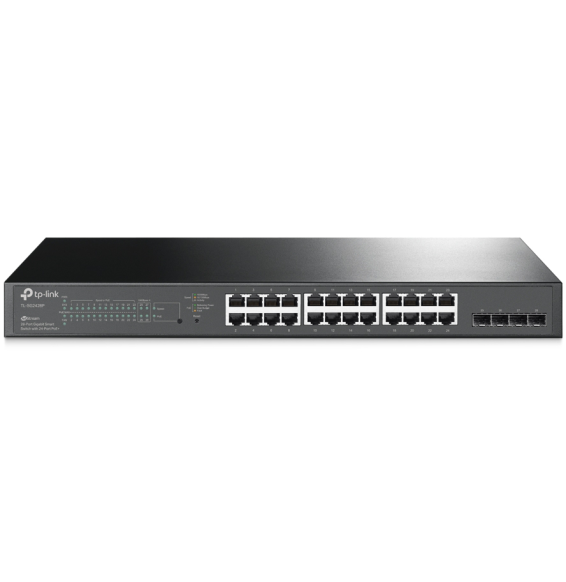 جهاز Switch ذكي TP-Link TL-SG2428P JetStream 28 منفذ Gigabit مع 24 منفذ PoE+