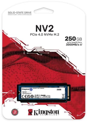 Disque Dur interne SSD Kingston NV2 M.2 2280 PCIe Gen4 x4 NVMe 250 Go (SNV2S/250G) — image 3