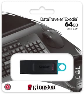 Clé USB Kingston DataTraveler Exodia USB Type-A 3.2 Gen1 - 64 Go (DTX/64GB) — image 3