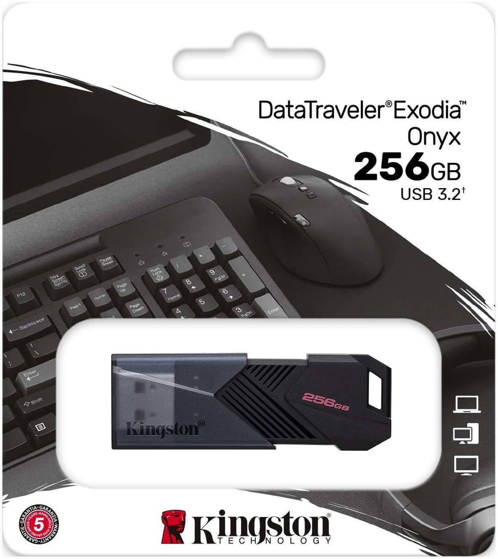قرص USB Kingston DataTraveler Exodia Onyx USB Type-A 3.2 Gen1 - 256 GB (DTXON/256GB) — صورة 3