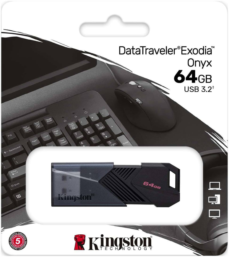 Clé USB Kingston DataTraveler Exodia Onyx USB Type-A 3.2 Gen1 - 64 Go (DTXON/64GB) — image 3