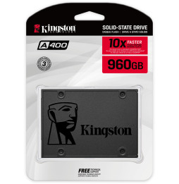 Disque Dur interne SSD Kingston A400 SATA 2.5" 960 Go (SA400S37/960G)