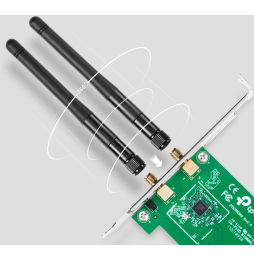 Adaptateur TP-Link TL-WN881ND PCI Express Wi-Fi N 300Mbps Avec équerre low profile