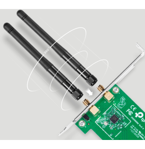 Adaptateur TP-Link TL-WN881ND PCI Express Wi-Fi N 300Mbps Avec équerre low profile