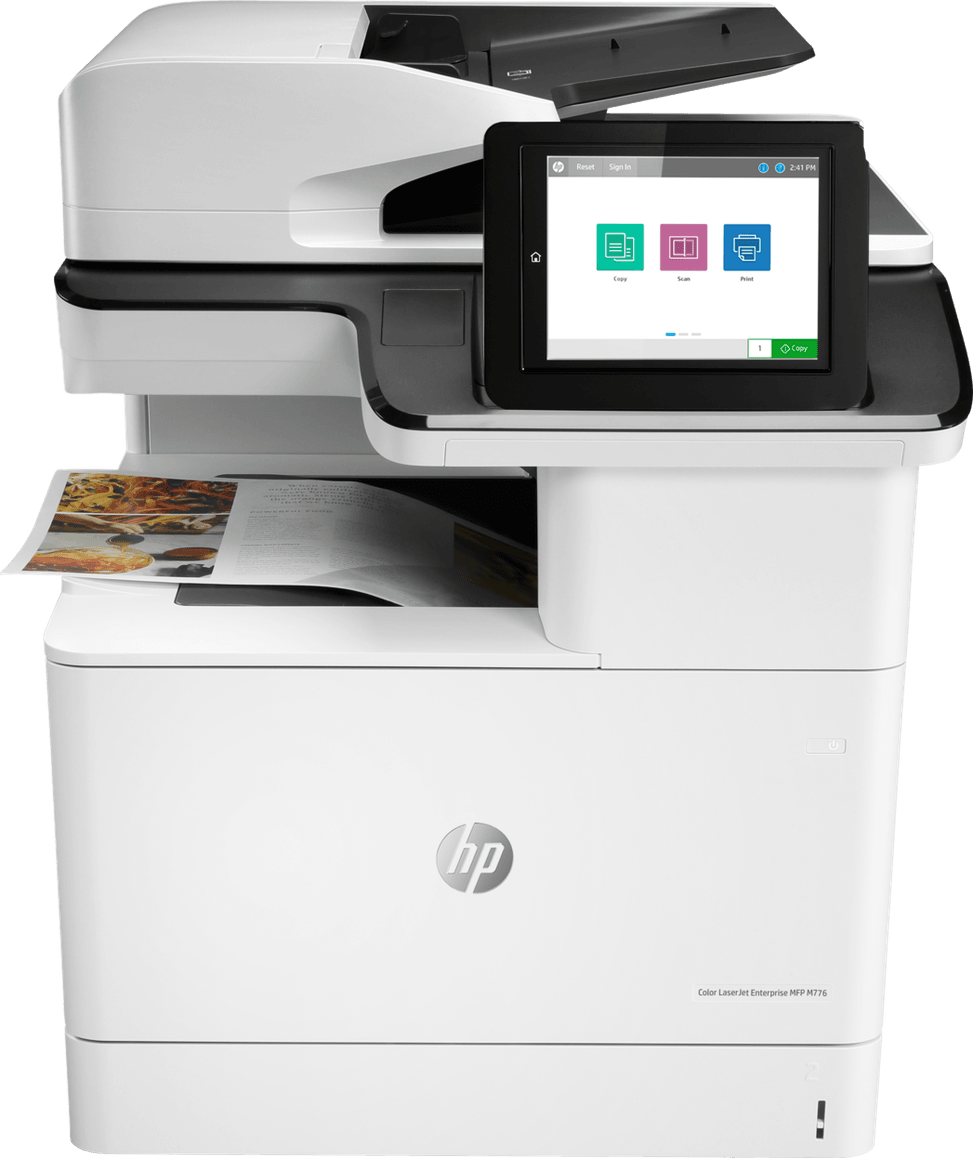 HP LaserJet Enterprise M776dn A3 Colour Laser Multifunction Printer (T3U55A) — image 1