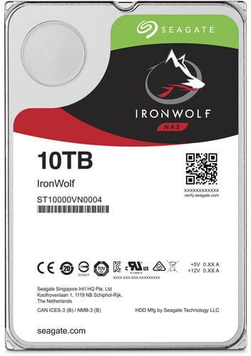 Disque dur interne 10 TB Seagate IronWolf Serial ATA III (ST10000VN000) — image 3