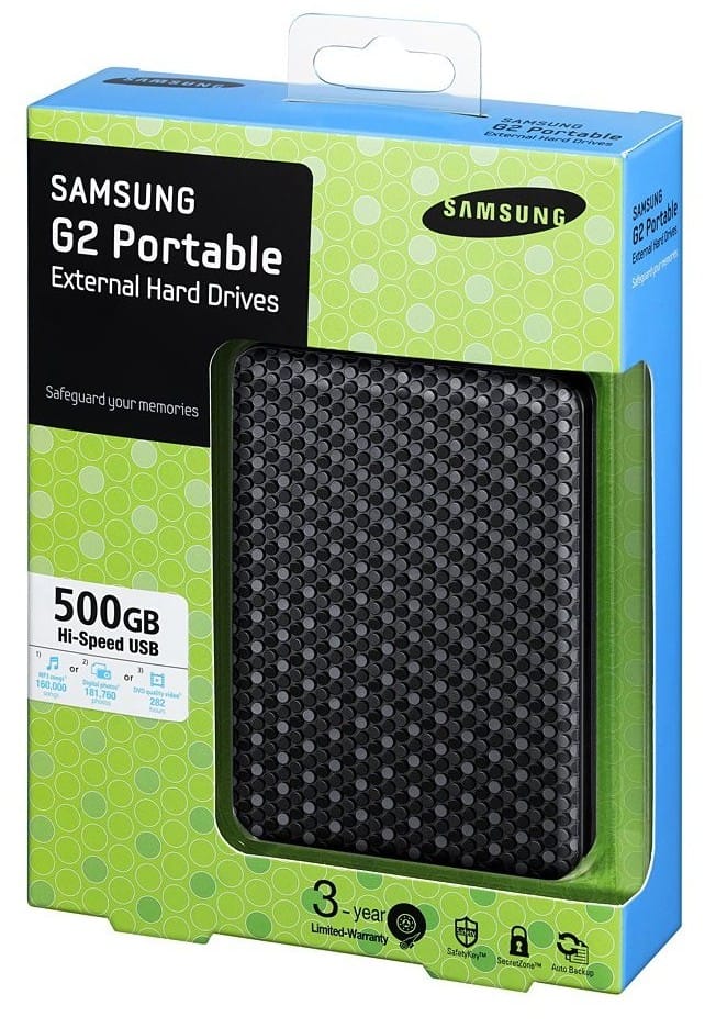 Disque dur externe Samsung G2 portable