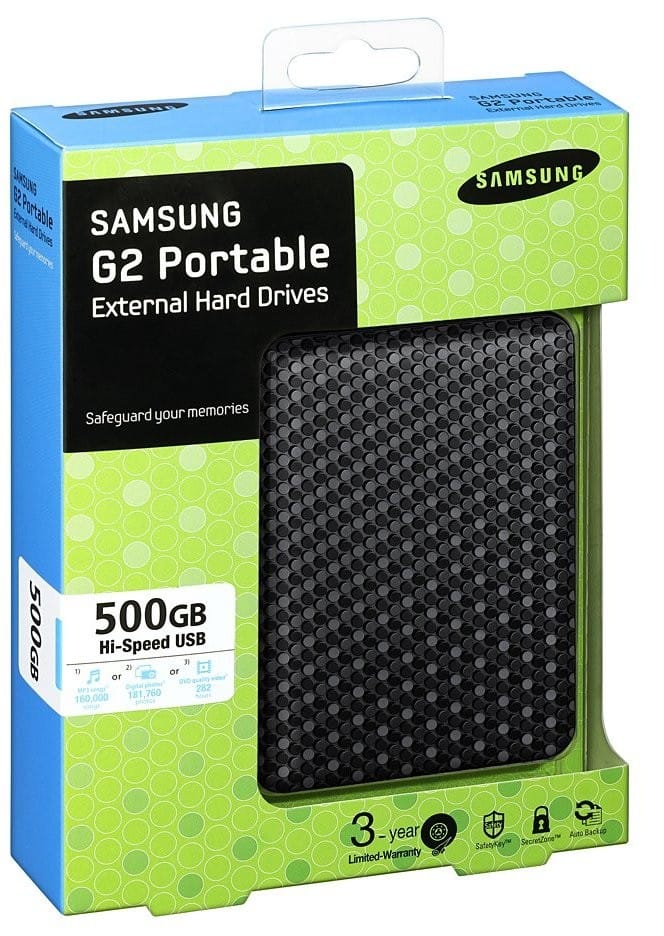 Disque dur externe Samsung G2 portable