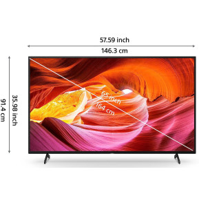 Téléviseur Sony 65" KD-65X75K | 4K Ultra HD + Récepteur TNT Intégré (KD-65X75K)