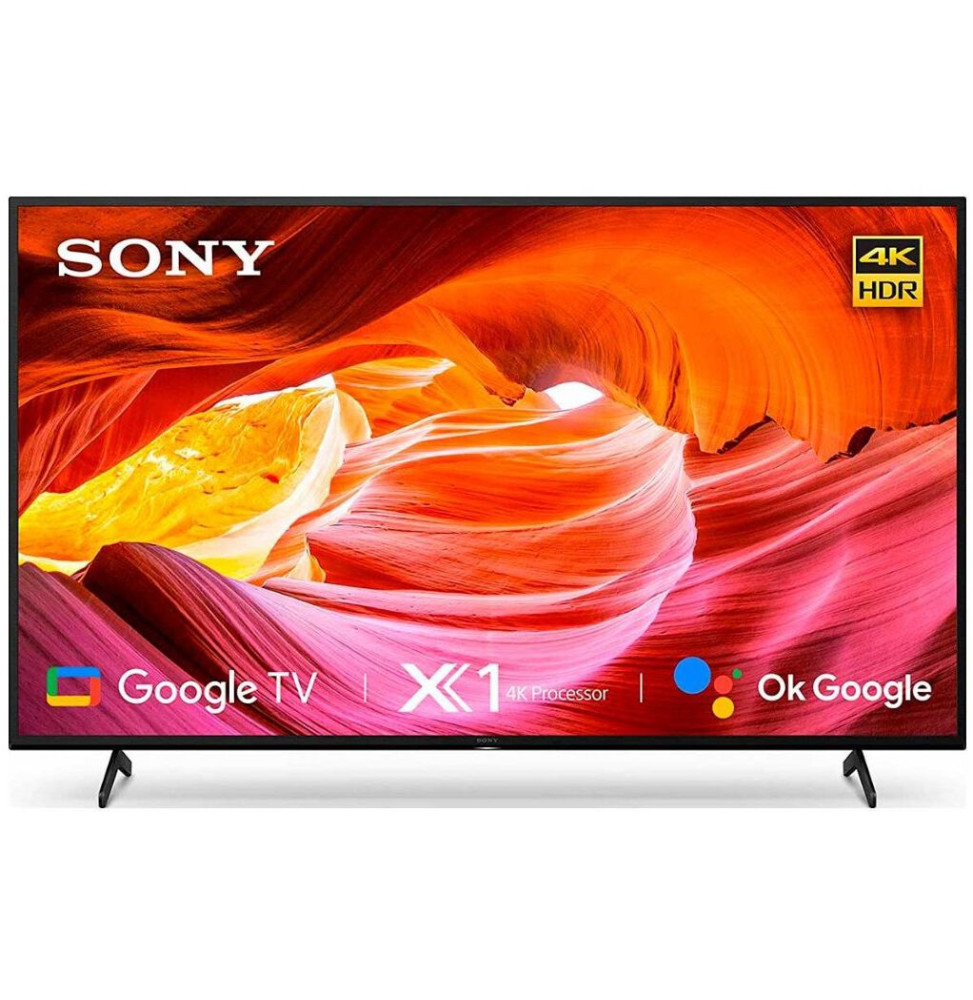Téléviseur Sony 55 X75K  4K Ultra HD (KD-55X75K AF1) prix Maroc