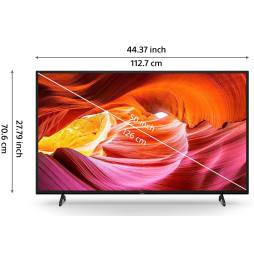 Téléviseur Sony 50" X75K + Récepteur TNT Intégré (KD-50X75K)