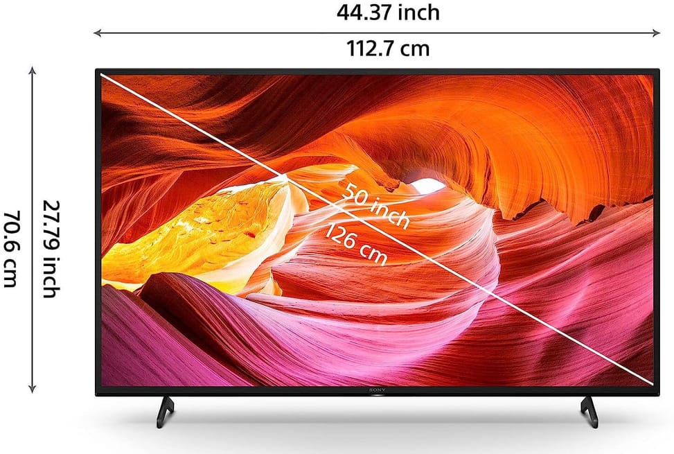 Téléviseur Sony 50" X75K + Récepteur TNT Intégré (KD-50X75K) — image 2