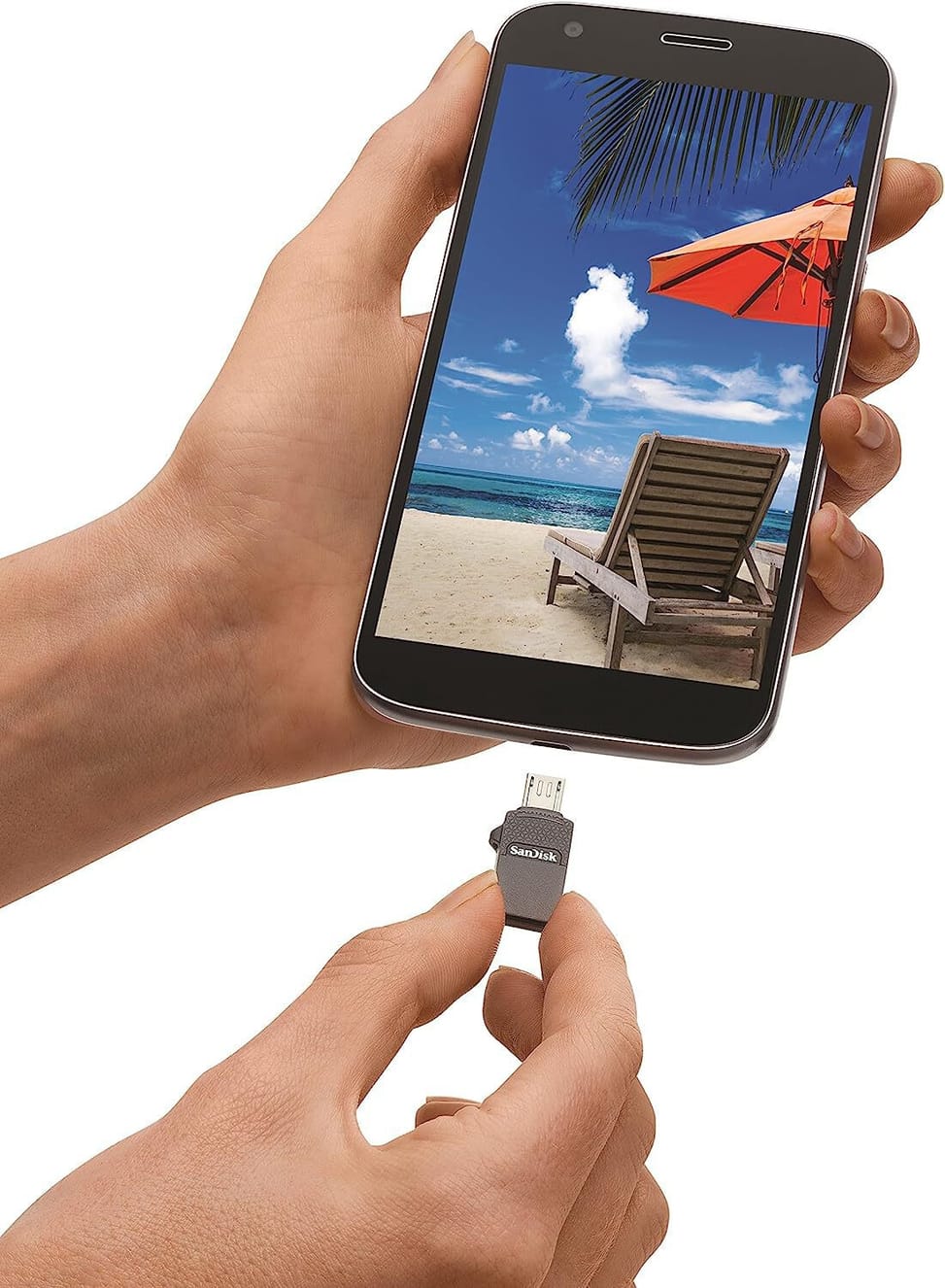 Clé USB 2.0 SanDisk micro-USB / USB 2.0 64 Go (SDDD1-064G-G35) — image 4