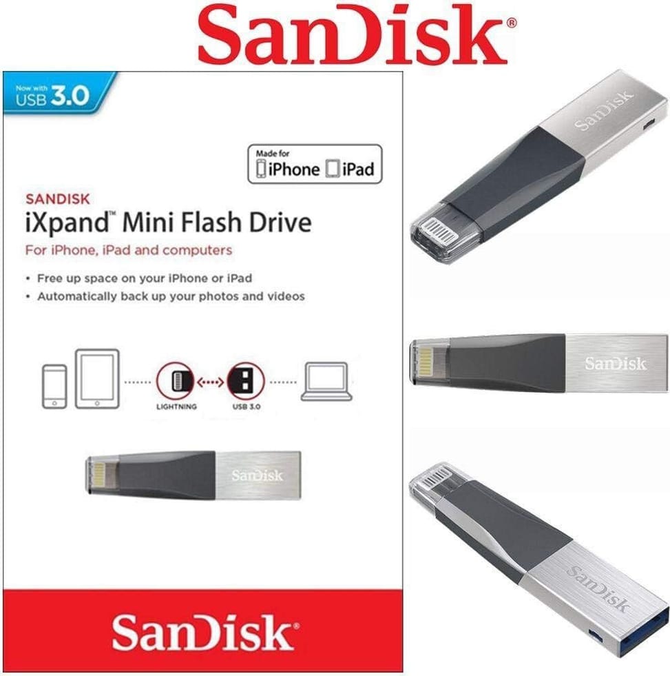Clé USB SanDisk iXpand Mini Pour Votre iPhone 128 Go (SDIX40N-128-GN6NE) — image 5