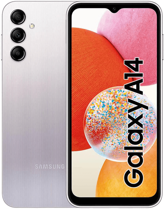 SAMSUNG Galaxy A14 4G Silver (Dual SIM | 128 GB)