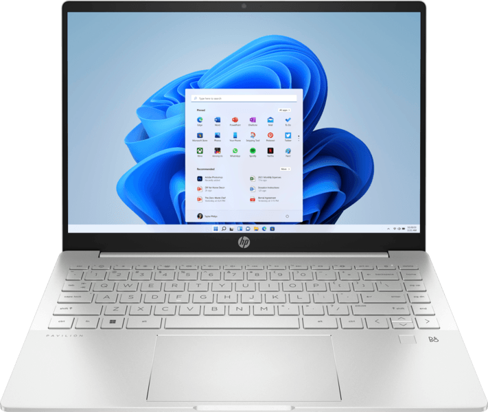Ordinateur portable HP Pavilion Plus14 i7-1355U 16GB 512SD W11H slv (886H6EA) — image 1