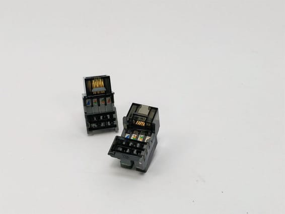 Leviton Cat6Plus Category 6 UTP Tool-Free Jack (C6CJAKU002)