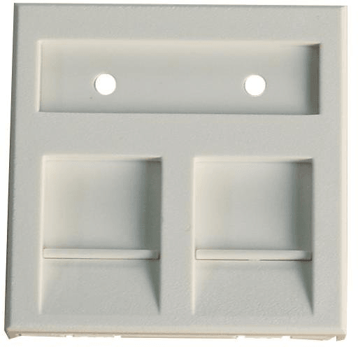 Leviton Flat Snap-In-Jack Flat Module, 45x45mm (MMCUNILGD45001)