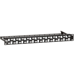 Panneau Leviton 24 ports quinconce 1U (MMCPNLX24SIJ2M-B)