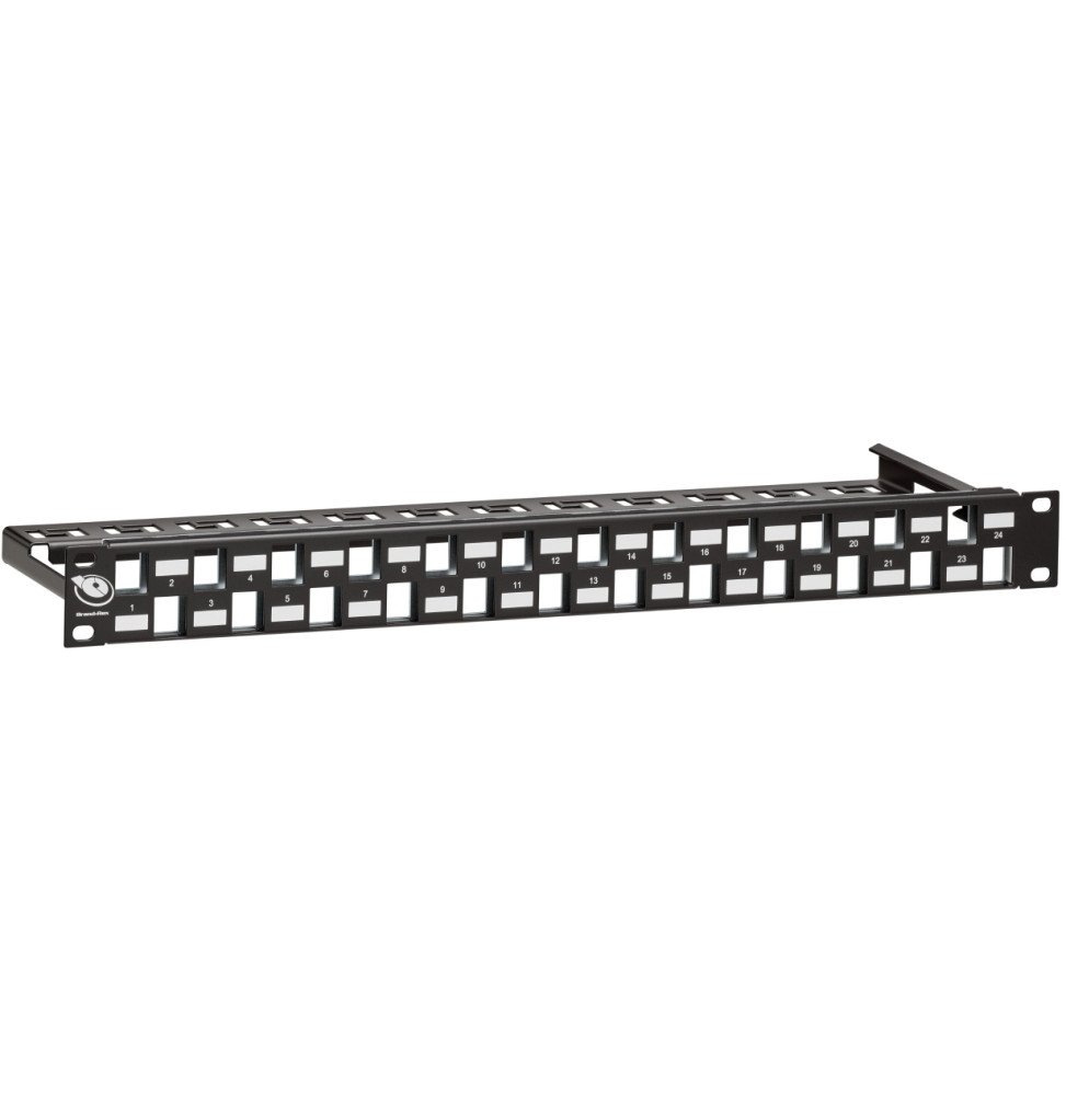 Panneau Leviton 24 ports quinconce 1U (MMCPNLX24SIJ2M-B)