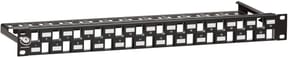 Panneau Leviton 24 ports quinconce 1U (MMCPNLX24SIJ2M-B)