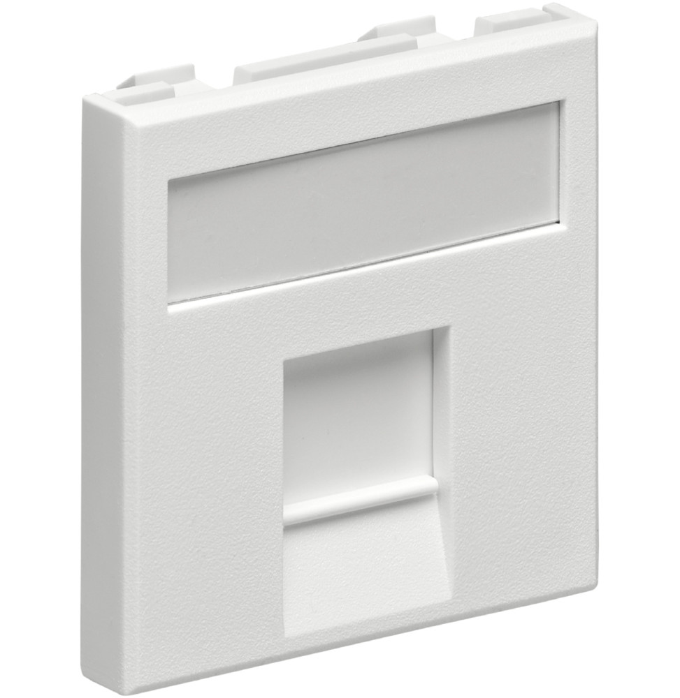 Leviton Plastron plat 45x45 1port (MMCUNILGS45001)