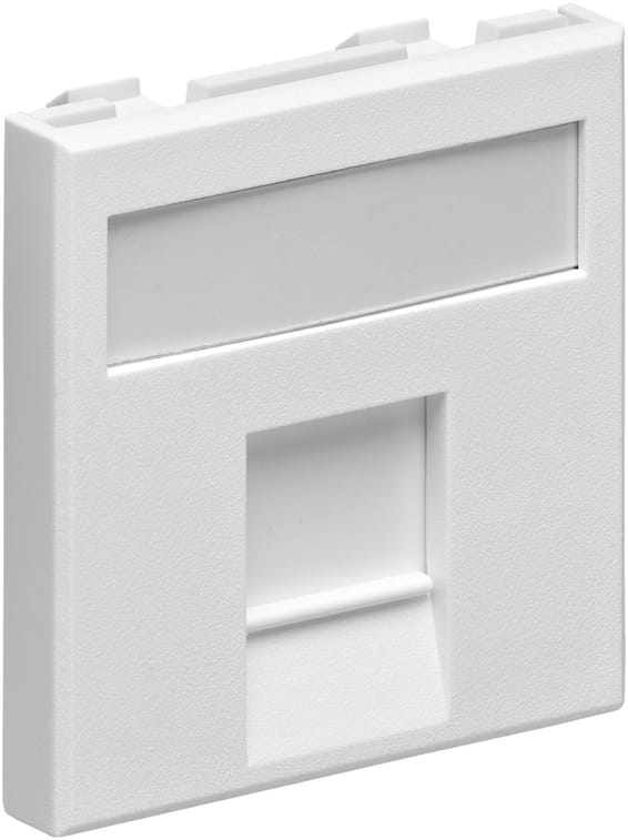 Leviton Plastron plat 45x45 1port (MMCUNILGS45001)