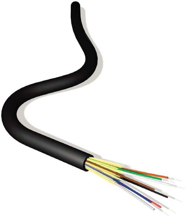 Tight Buffered Premise Distribution Cable - LSHF/LSZH - OM3 / 4 Fiber (GFOM3PDC04LU-ECA) — image 1