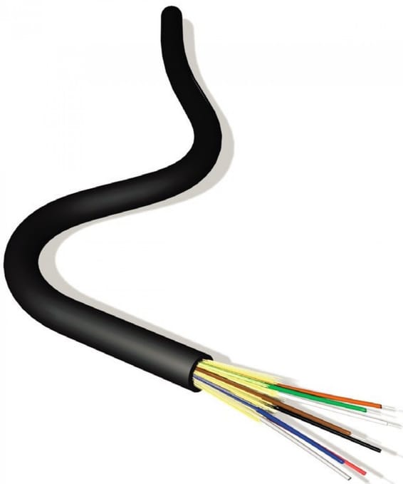 Single-Mode G.652.D Premise Distribution Cable LSHF/LSZH, UL OFNR, EuroClass Eca , 4 core 1 mètre (GF008PDC04LU-ECA)