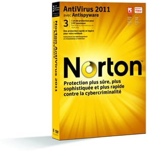 Norton Antivirus 2011 1an/3PCs