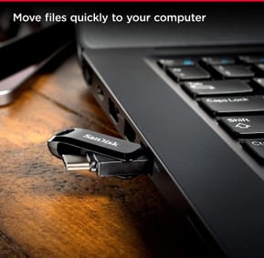 Clé USB Type-C™ SanDisk Ultra Dual Drive Go - 64 Go (SDDDC3-064G-G46) — image 3