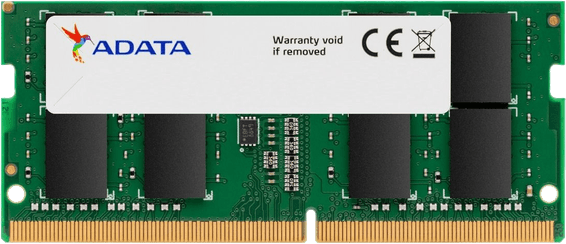 Barrette mémoire ADATA SO-DIMM 4GB DDR4-2666 MHz- PC portable (AD4S26664G19-RGN)