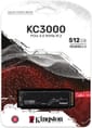 Disque Dur interne SSD Kingston KC3000 M.2 2280 PCIe Gen4 x4 NVMe 3D TLC 512 Go (SKC3000S/512G)