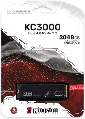 قرص SSD داخلي Kingston KC3000 M.2 2280 PCIe Gen4 x4 NVMe 3D TLC 2048 GB (SKC3000D/2048G)