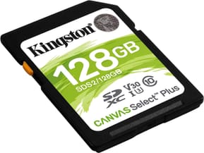 Carte mémoire Kingston Canvas Select Plus 128 Go SDXC UHS-I Classe 10 (SDS2/128GB) — image 3