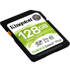 Carte mémoire Kingston Canvas Select Plus 128 Go SDXC UHS-I Classe 10 (SDS2/128GB)
