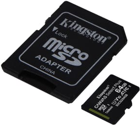 Carte mémoire Kingston Canvas Select Plus 64 Go MicroSDXC UHS-I Classe 10 (SDCS2/64GB) — image 3