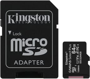 Carte mémoire Kingston Canvas Select Plus 64 Go MicroSDXC UHS-I Classe 10 (SDCS2/64GB) — image 2
