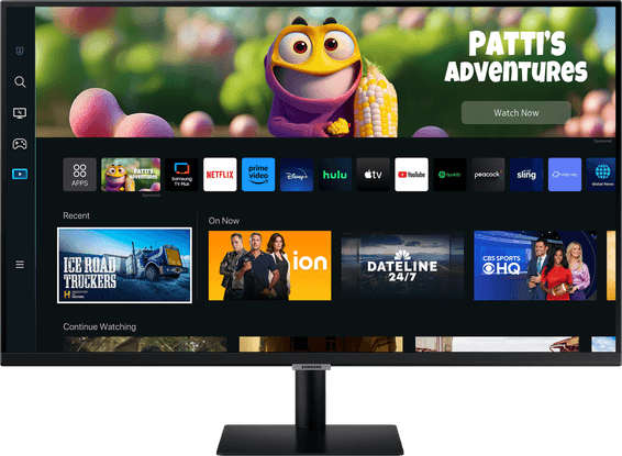Écran Plat 32" Samsung Smart Monitor M5 (LS32CM500EMXZN)