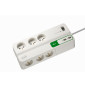 Bloc parafoudre APC 5 prises France 230V avec 2 ports de chargement USB